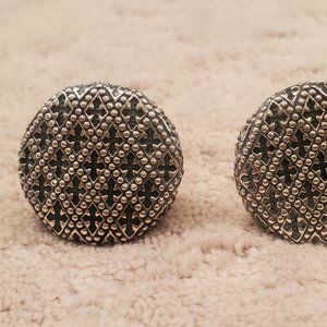 Scott Kay Riveted Gothic Cross Crest cufflinks VERY RARE!